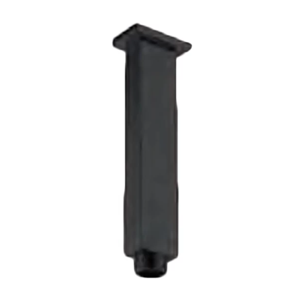 SQUARE CEILING TUBE BLACK MATTE