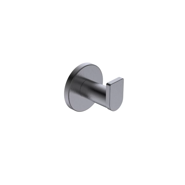 BATHROOM HOOK PRACTIC SERIES IN BLACK GUN METAL
