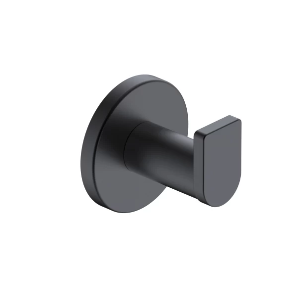 BATHROOM HOOK PRACTIC SERIES IN BLACK ΜΑΤΤΕ