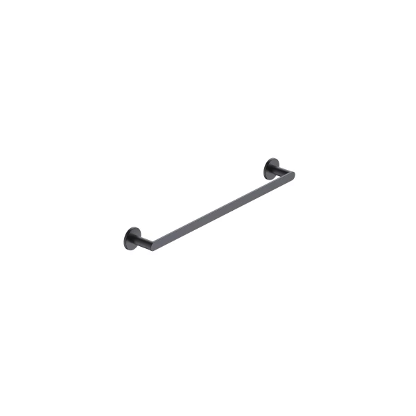 BATHROOM TOWEL RAIL PRACTIC SERIES IN BLACK MATTE
