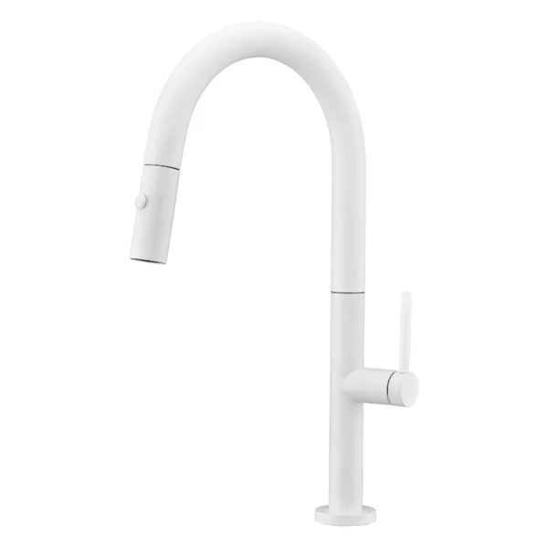 KITCHEN FAUCET SAMOA SERIES WHITE MATTΕ 