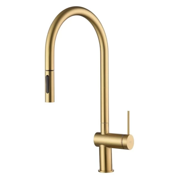 KITCHEN FAUCET BERNA SERIES BRUSHED GOLD  