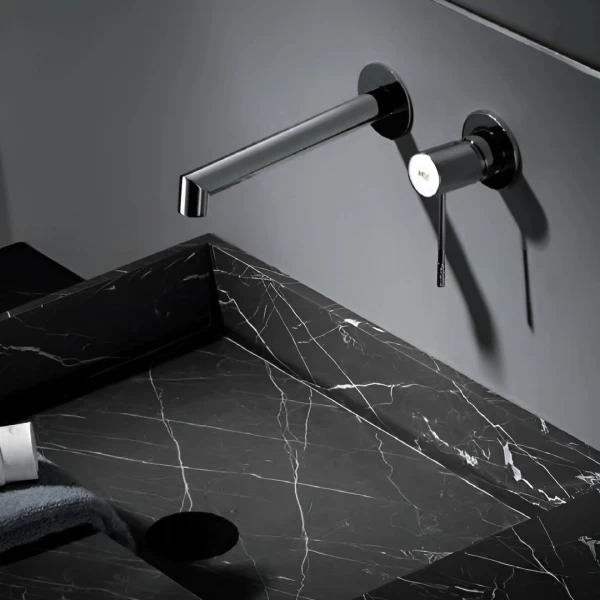 BUILT-IN BASIN FAUCET LINE SERIES IN CHROME
