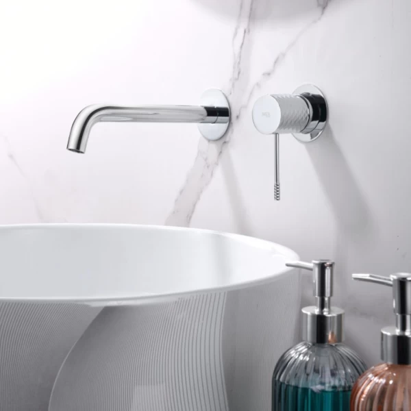 BUILT-IN BASIN FAUCET GENOVA SERIES IN CHROME