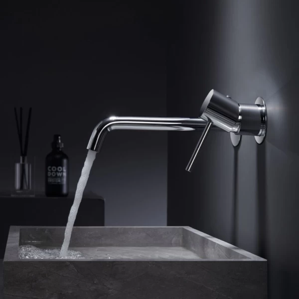 BUILT-IN BASIN FAUCET MONZA SERIES IN CHROME